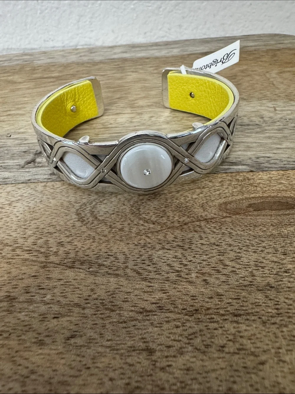 Brighton Christo Cuff Oahu Silver Tone Bracelet NWT